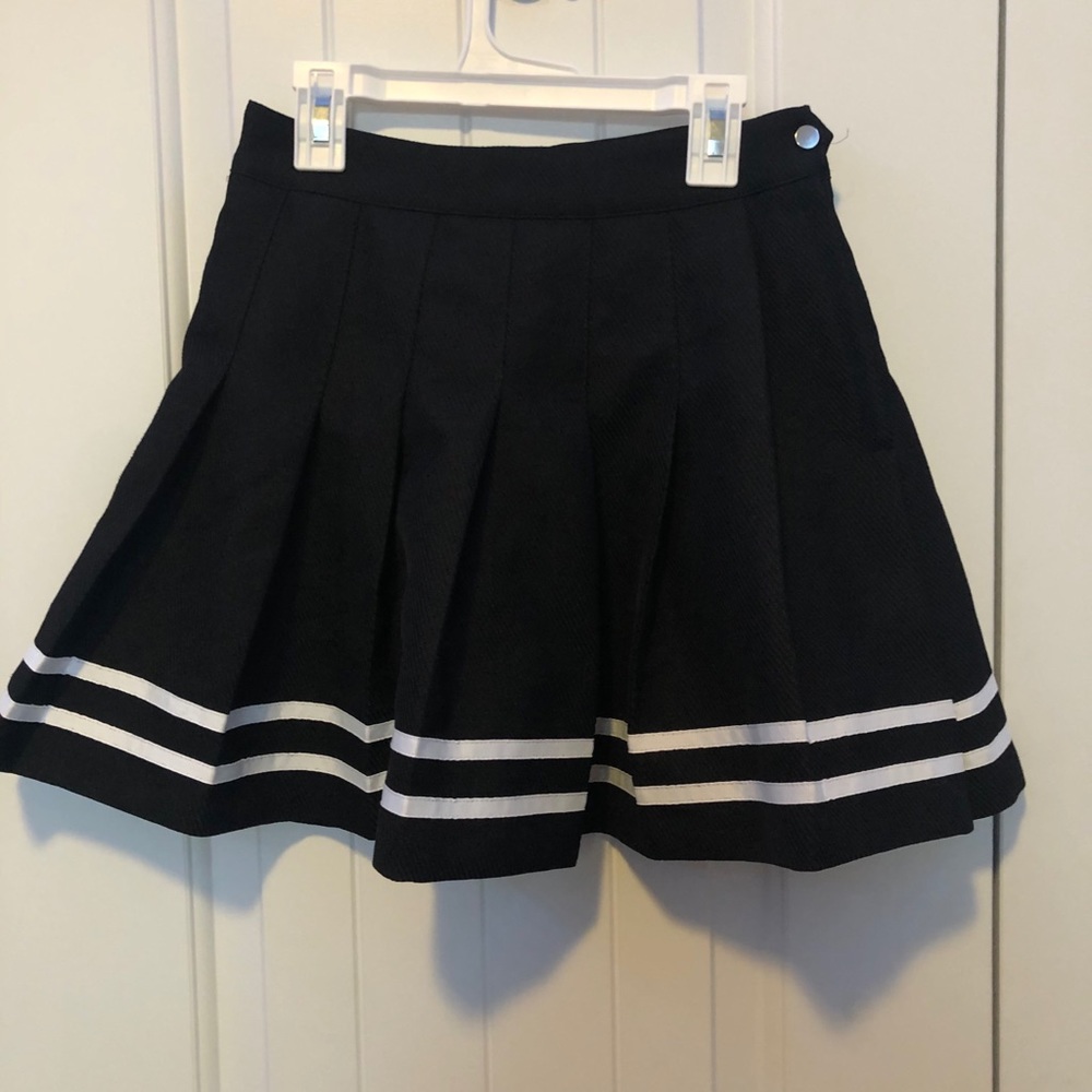Pleated school girl skirt